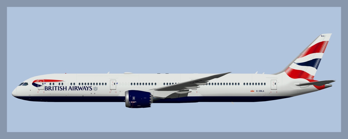 British Airways Boeing 787-10 (UTT Model)